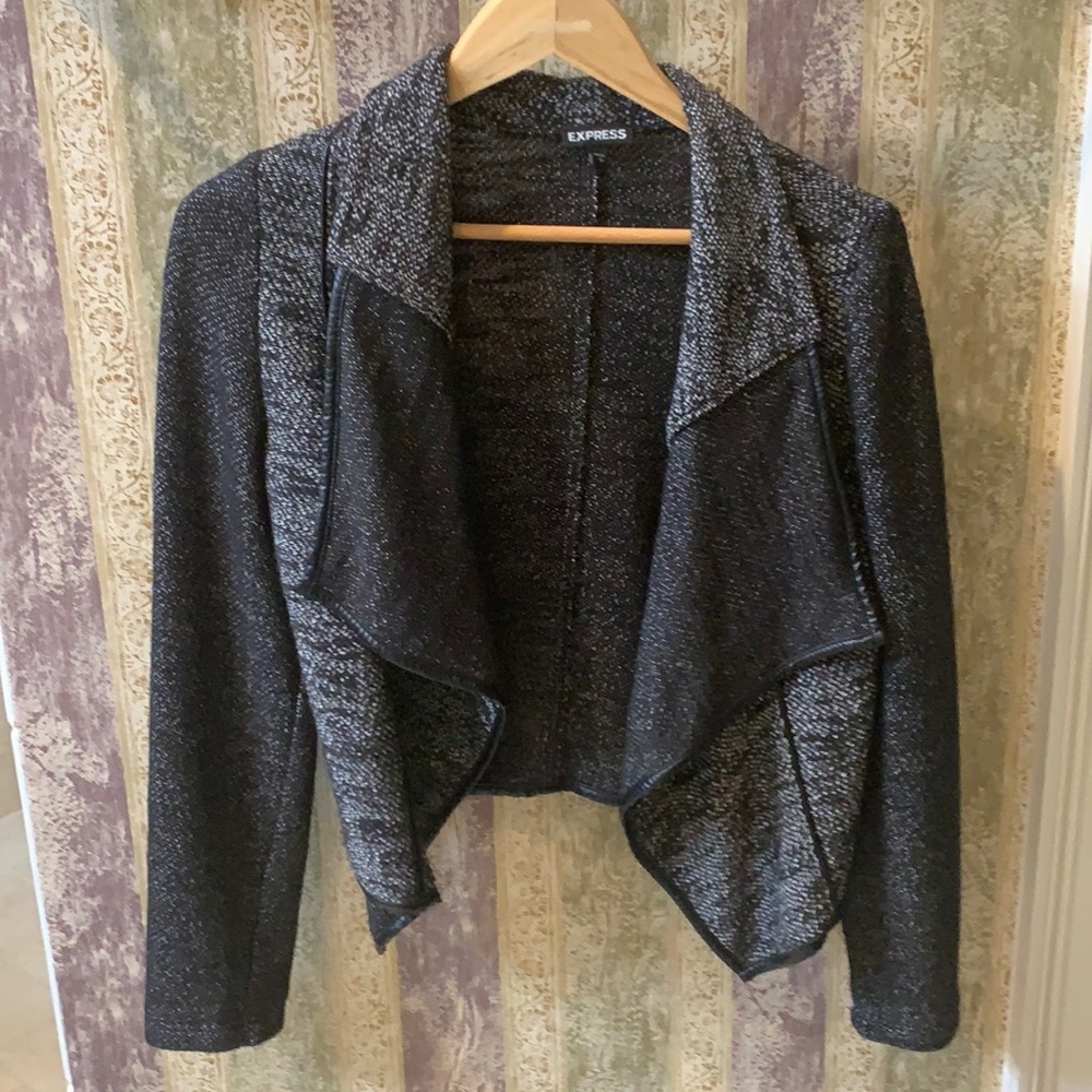 Express Black Sweater Jacket size S